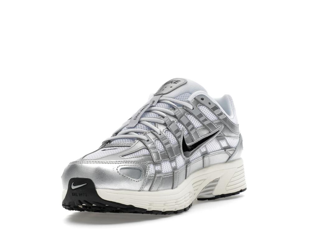 Sneaker Nike P-6000 White Metallic Silver Flat Silver Black(CD6404-105)
