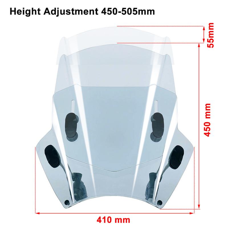 For Honda GB350 GB350RS 2021 2022 Hornet 2.0 2021-2023 Motorcycle Windscreen Windshield Universal Motorcycle Modification parts