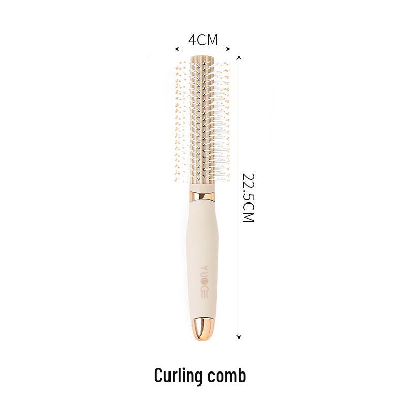 Portable Anti-static Air Cushion Scalp Massager & Curling Comb with Mirror for Women with Long Hair