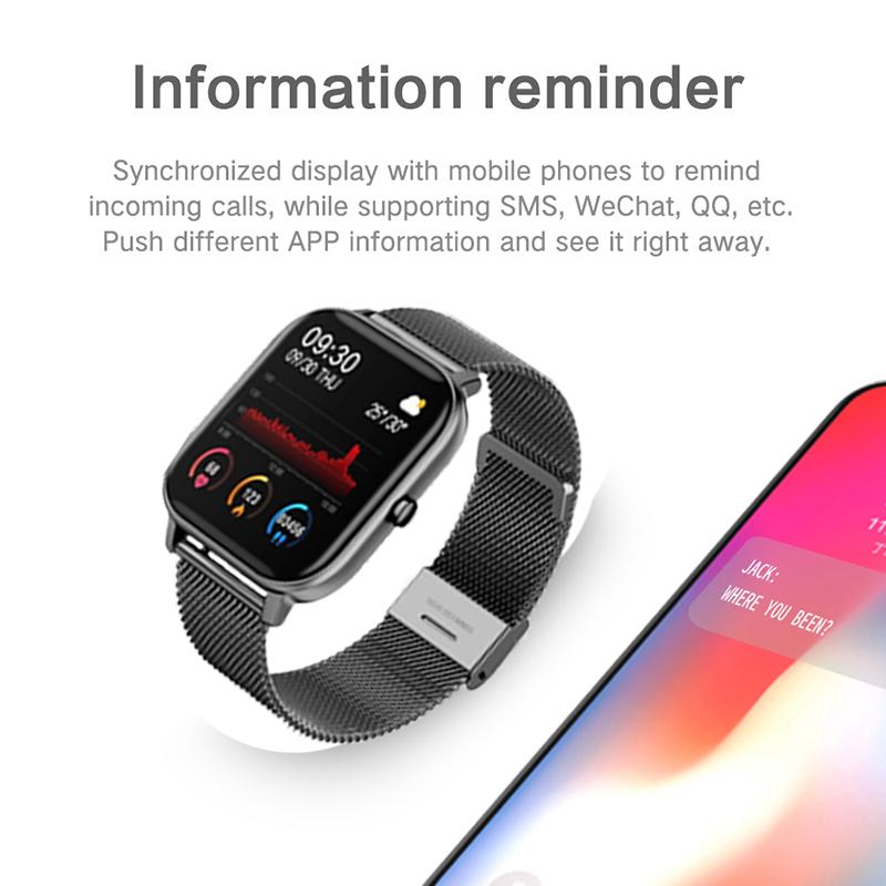LIGE P8 1.4 inch Smart Watch Men Full Touch Fitness Tracker Blood Pressure  Sports Smart Clock Women Smart watch for Android ios - buy LIGE P8 1.4 inch Smart  Watch Men Full