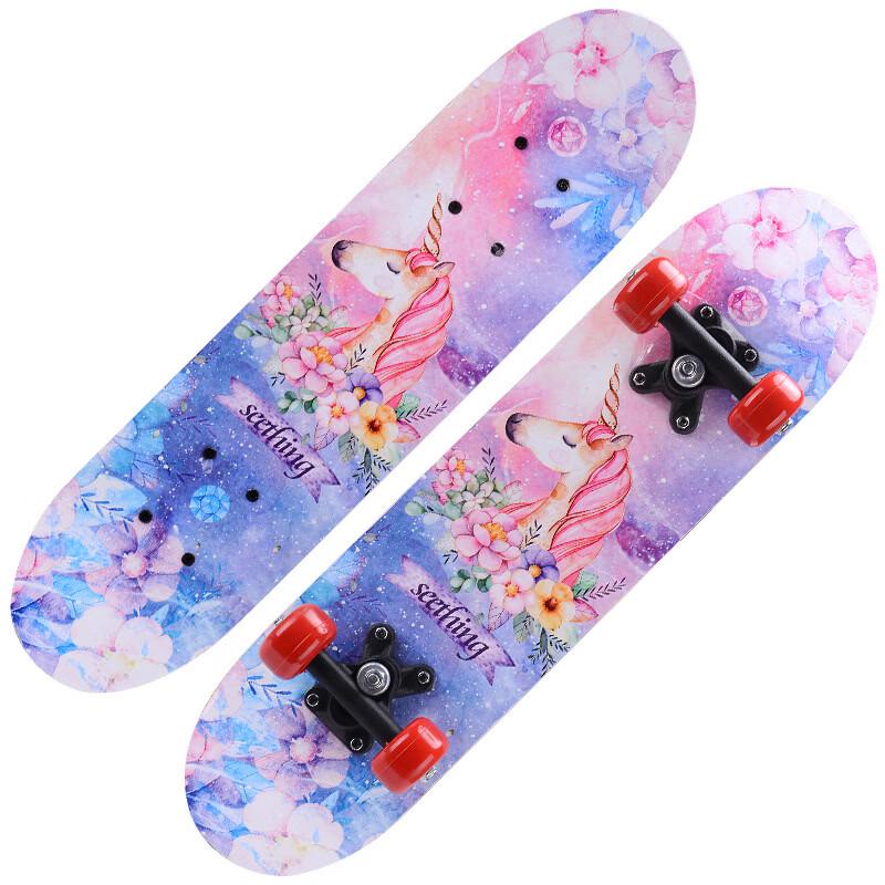 UOSU Children s Four-Wheel Maple Skateboard
