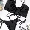 2020 Leopard Print Split Bikini Women's Swimsuit