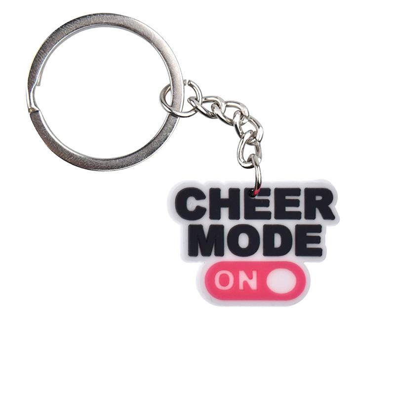 1 Piece New Fashion Keychain Cheerleaders cheering Trumpet Pendants Women Men Jewelry Car Key Chain Souvenir For Gift