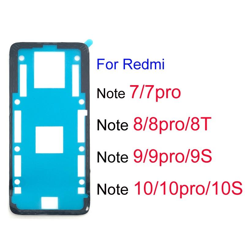 

Клейкая наклейка на заднюю панель аккумулятора для Xiaomi Redmi Note 7 8 9 10 Pro 4G 5G 8T 9S