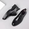 Fashion British Style Business Suit Shoes for Men Spring Autumn Casual Korean Version Black Groom Wedding Shoes Male