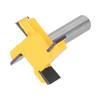 Surfacing Router Bit 4 Flute Tipped Slab Flattening CNC Woodworking Milling Cutter Planing Tool