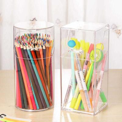 Desktop Organizer Home Office Aufbewahrungsbox Acryl Transparent Multifunktions Stifthalter Schreibwaren Aufbewahrung Wasserdicht Staubdicht