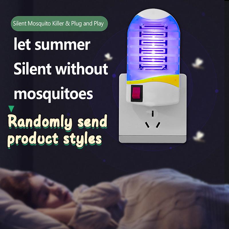 Blue Light Electric Mosquito Killer Lamp Indoor Household Pug-in Mosquito Repellent Lamp Swatter Fly Trap