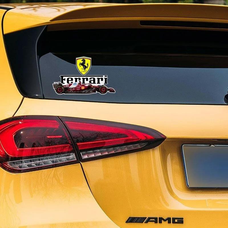 Personalized Reflective Car Body Sticker Racing Decorative Decal For Ferrari F430 Stradale Roma 488 Spider SF90 F80 Competizione JB1