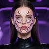 6pcs/seorean K-POP Girl Group Lumi The Witch Hunt Holographic Glitter Tattoo Stickers Cosplay Accessories Halloween Party Gifts