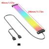 8 Pin GPU Argb Power Cable Addressable Lighting Effects Syncing With Motherboards Software For RTX4060 4070 RX580 PC