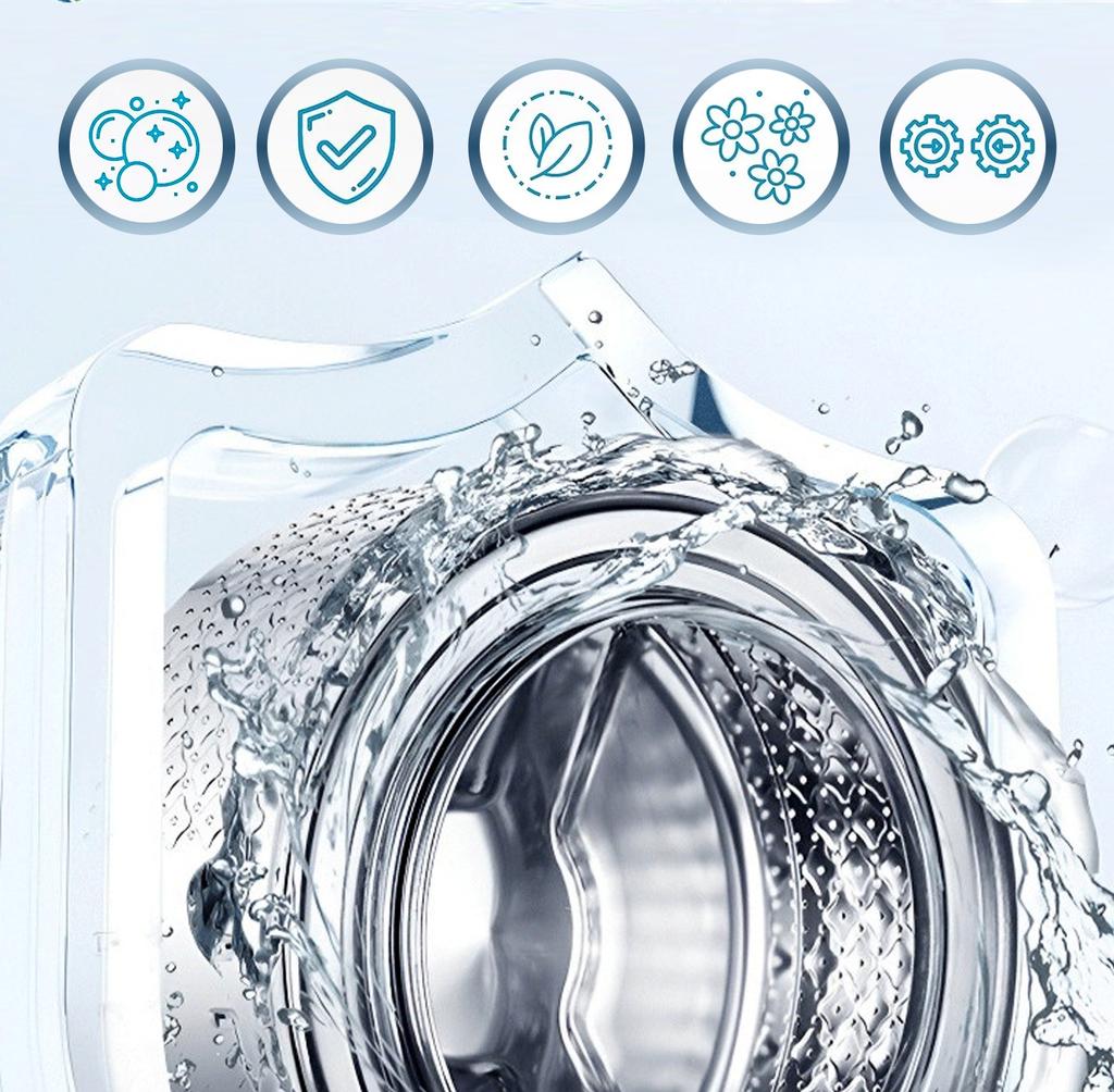 Washing Machine Cleaner Gel Removes Limescale from Heater Bad Odors 5L