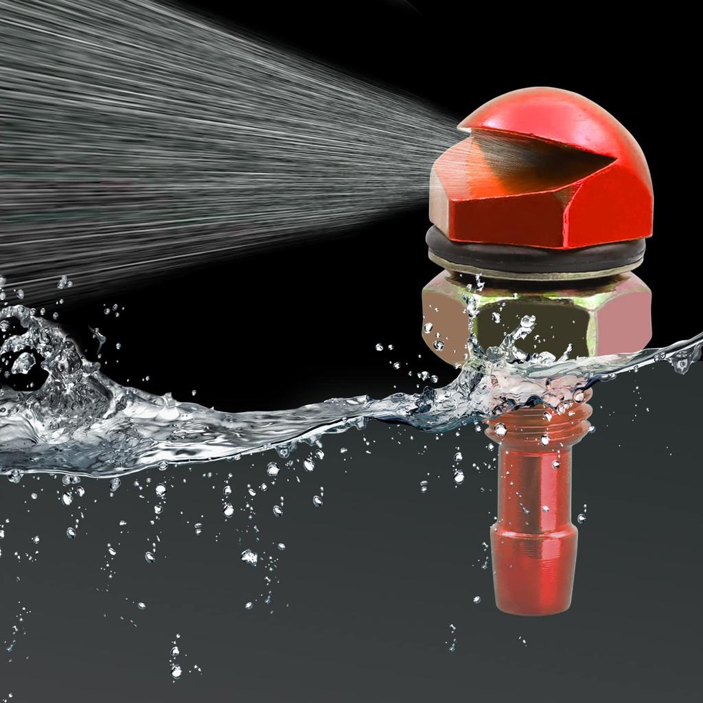 Ygmylandbb Dysza spryskiwacza, Dysza spryskiwacza szyby, , Narzędzie czyszczące, Stop aluminium, Czerwony, Zestaw 2 szt.