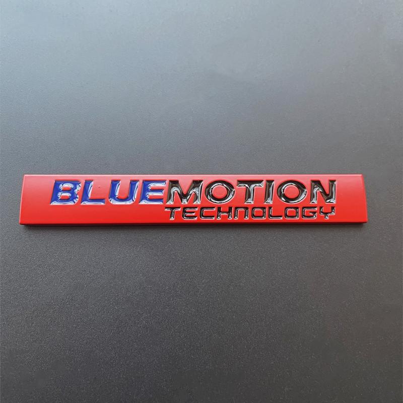 3D Metal Blue Motion Logo Bluemotion Emblem Car Trunk Badge Decal For VW Passat Polo MK6 Golf 7 Bluemotion Sticker Accessories zd2