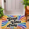VIKAMA Rainbow Carpet Good Mood Doormat Welcome Mat Easy To Clean Rug For Bedroom Carpet For Live Room Home Decor