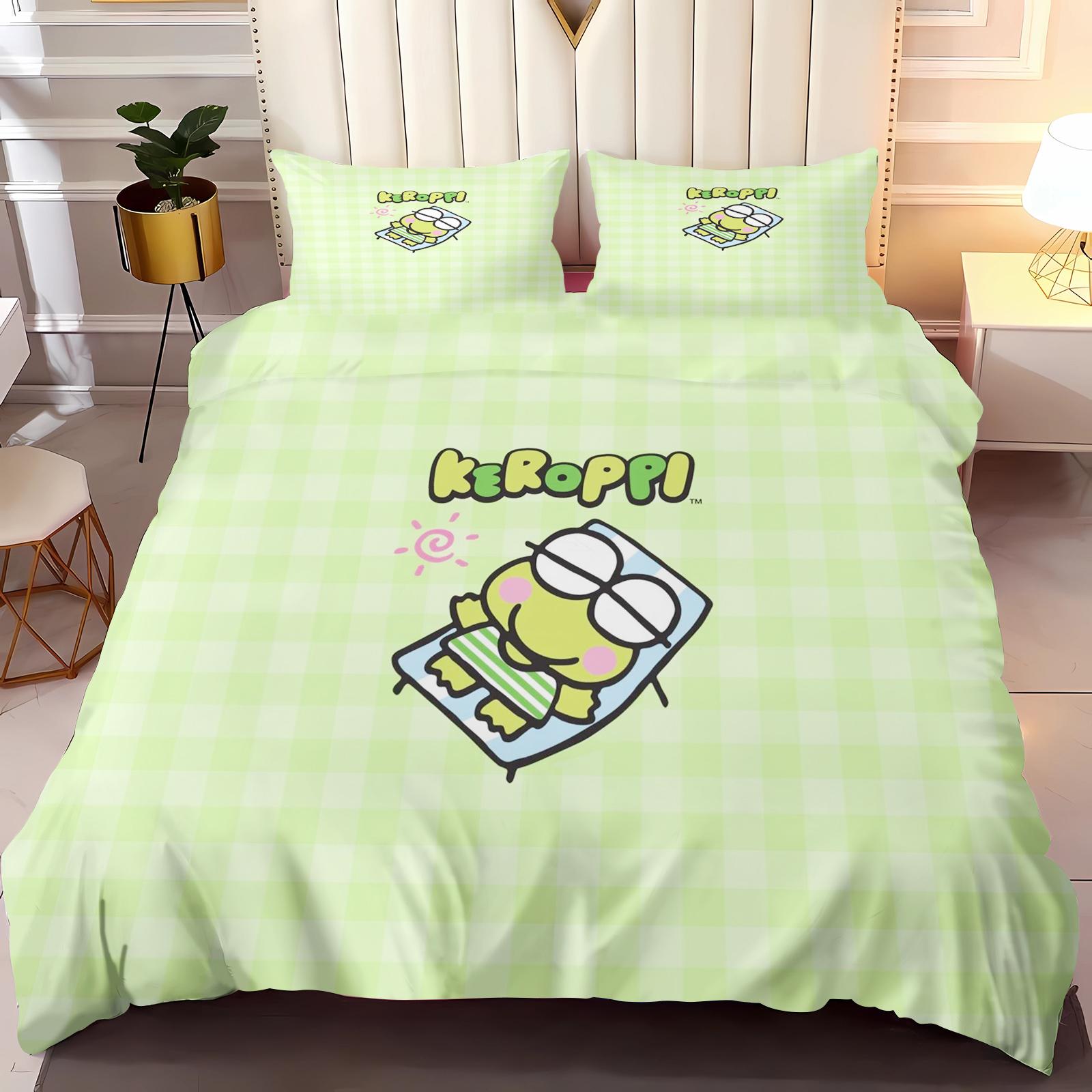 

Sanrio Printed Bedroom bedding set duvet cover Christmas Gifts Comforte Cartoon With pillowcase children s suitable and adults 135X200CM