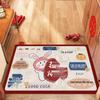 Festive Cartoon Door Mat: Stain-Resistant, Dirt-Wiping, Mud-Scraper Mat for Entryway & Home, Easy To Clean Coil Design.
