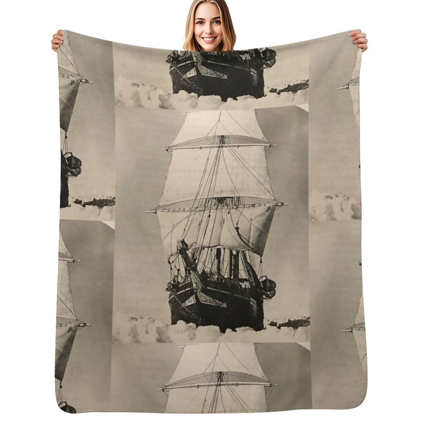 Endurance by Ernest Shackleton Throw Blanket Fluffy Cozy Throw Blanket for Home Decor Size: 75*100cm, Weight: 230 GSM