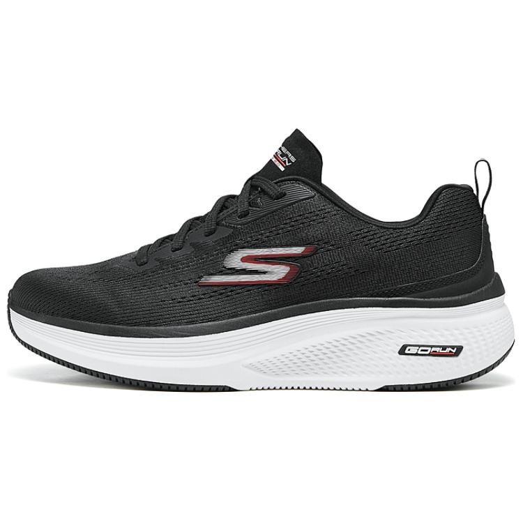 Skechers Men's Black Go Run Elevate 2.0 Lightweight Rebound Fashion Versatile Breathable Low-Top Running Shoes Sneaker 220847-Blk Cm