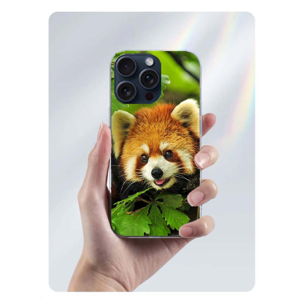 

Popular red pandas Clear Phone Case For Iphone 17 Air 16 Pro Max 15 Pro 14 Plus 17E 16E 11 13 12 Mini Cover Cases Fundas Cell TP iPhone 11 Pro Max