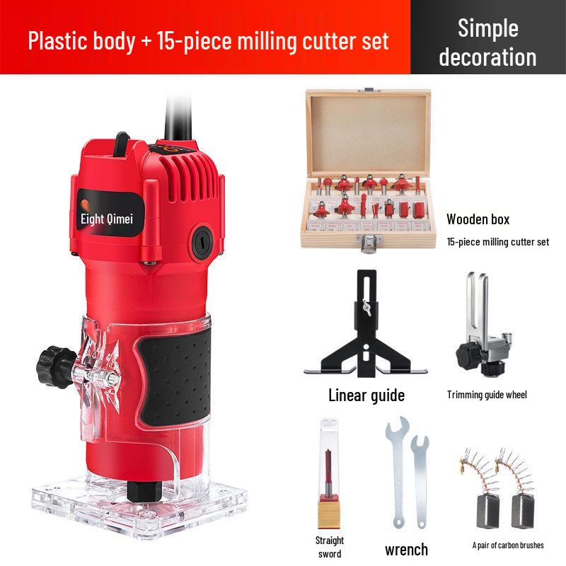 Industrial Grade Multifunctional Edge Trimmer Router for Woodworking and Engraving