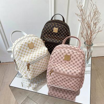 Cartable pour filles 2024 Sacs pour dames Sac à dos de commerce extérieur Pièce unique Vente en gros Mode Polyvalent Version coréenne Sac à dos Femmes