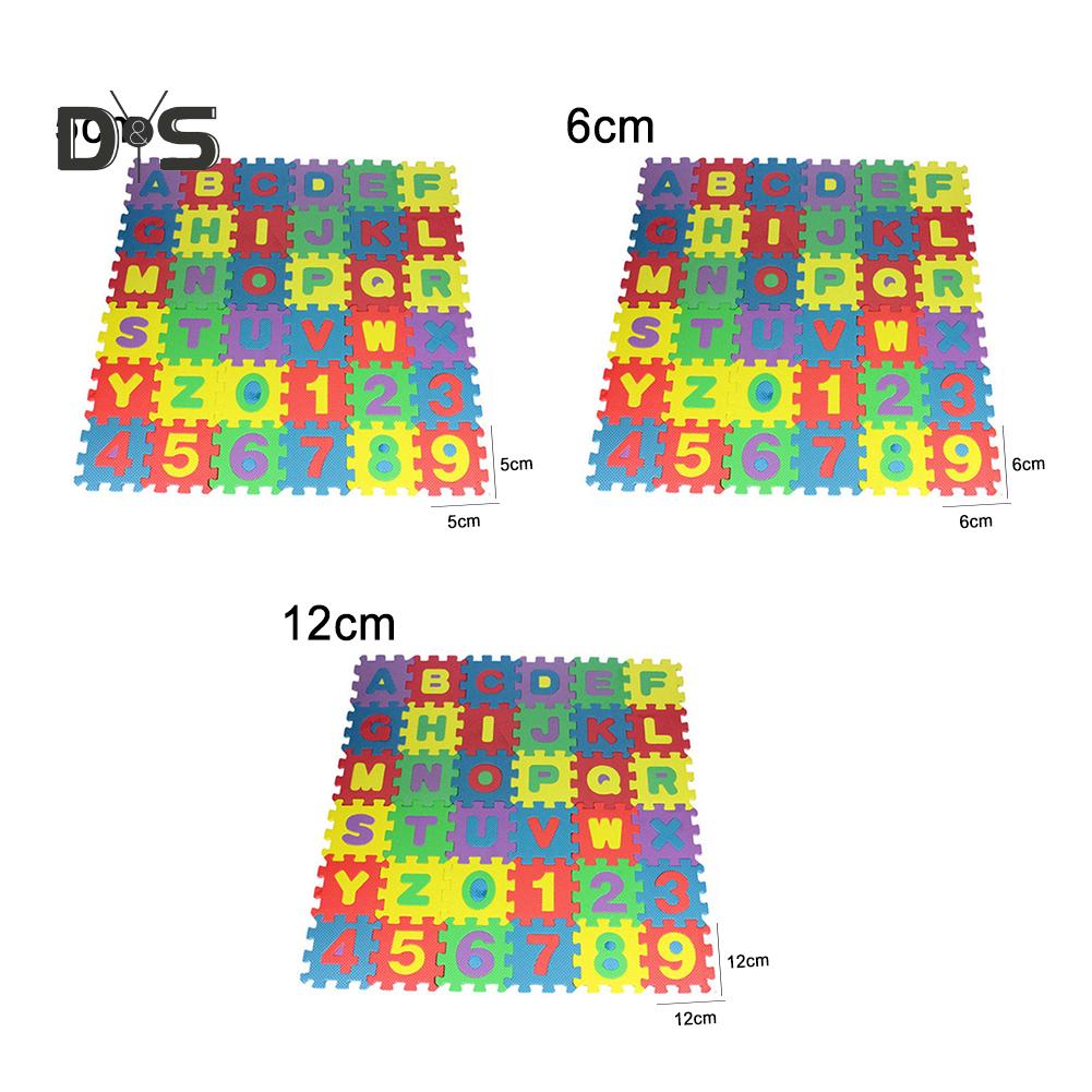 Alphabet Numbers Puzzles Crawling Foam Floor Mat Education Toy