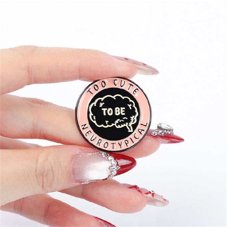 Playful Rainbow Chili Pin Sturdy Metal Badge Adornment Stylish Lapel Pin Accessory Suitable for Everyday Outfits