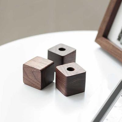Creative Wooden Pen Holder Office Desktop Storage Ornaments Minimalist Furnishings Office Supplies Multifunction Storage Box
