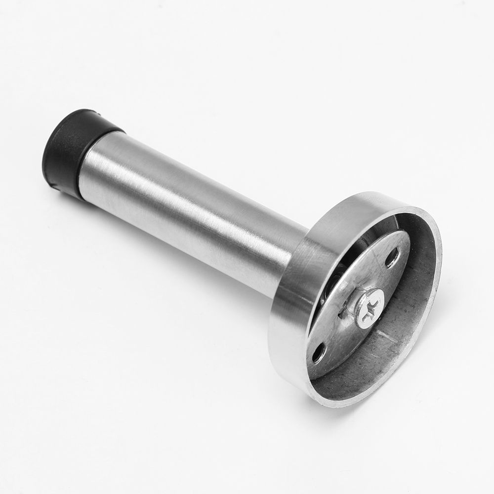 Noiseless Self Adhesive Stainless Steel Thickened Door Stopper Buffer Rubber Catch Door Stop Holder