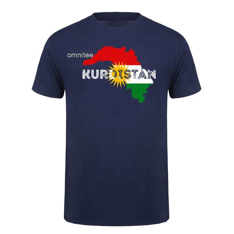 T-shirts Graphiques Drôles Kurdistan Kurde Coton Streetwear Manches Courtes Montagnes du Kurdistan Kurdes T-shirt Unisexe Vêtements HJ048