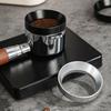 Tubbi 58mm Coffee Dosing Ring, Stainless Steel, Durable Replacement for 58mm Portafilters, Shatterproof, Black