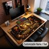 Tree of Life Theme Custom Mouse Pad Personalized With Name Text Customized Desk Mat For Office Home Decor