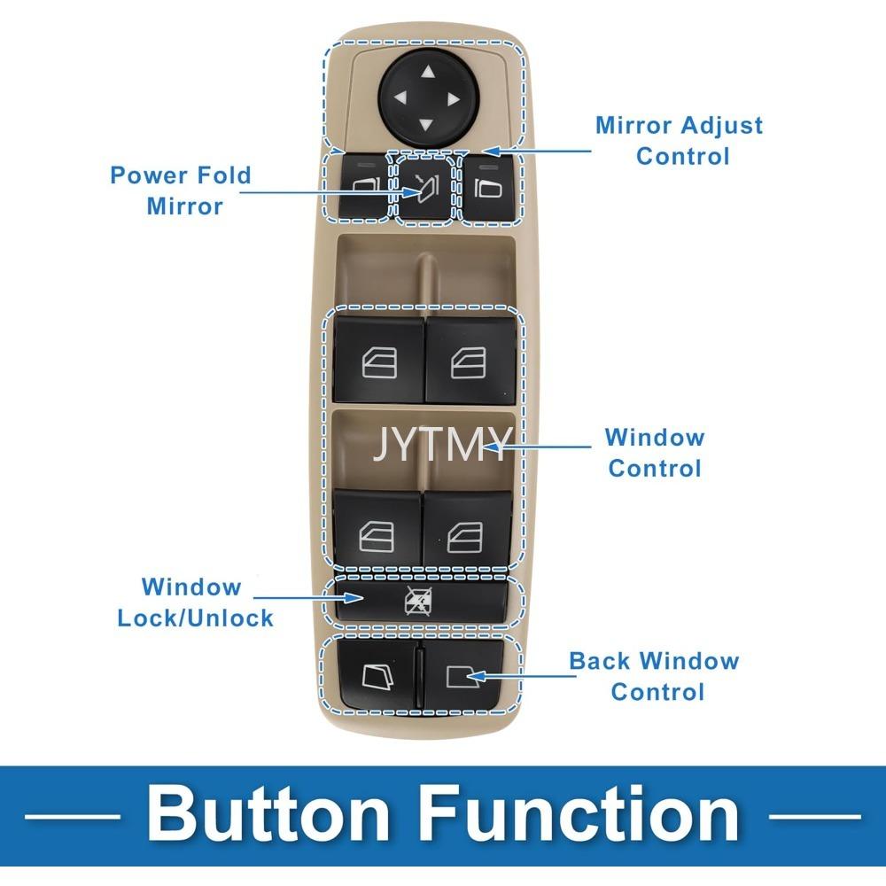 Elecric Power Mirror Window Control Switch Button Parts for Mercedes-Benz GL R Class ML350 W251 X164 GL450 R350 Car Accessories