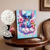 Disney Hawaiian Style Stitch Pearl Painting Lilo & Stitch Zhu Jinhua Frappuccino Theme Frameless Art Atmosphere Decorative Painting