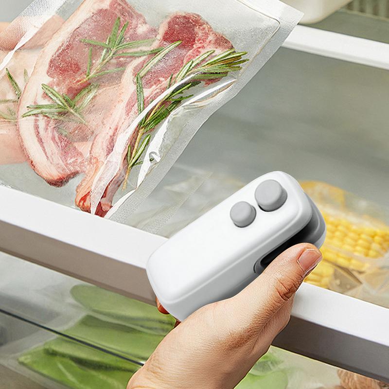 2 In 1 Sealer Cutter Multifunctional Vacuum Food Sealer Handheld Bag Sealing Machine Package Bags Sealer for Plastic Bags
