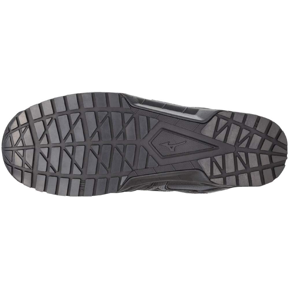 Mizuno CS Safety Synthetic Work Size 27 3E All-Mighty Shoes, Lightweight, Leather, Laces, JSAA/Standard (Type A), Black, Cm,