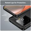 For Realme GT 7 5G/7T 5G Case Protective Phone Cover Carbon Fiber Texture Brushed