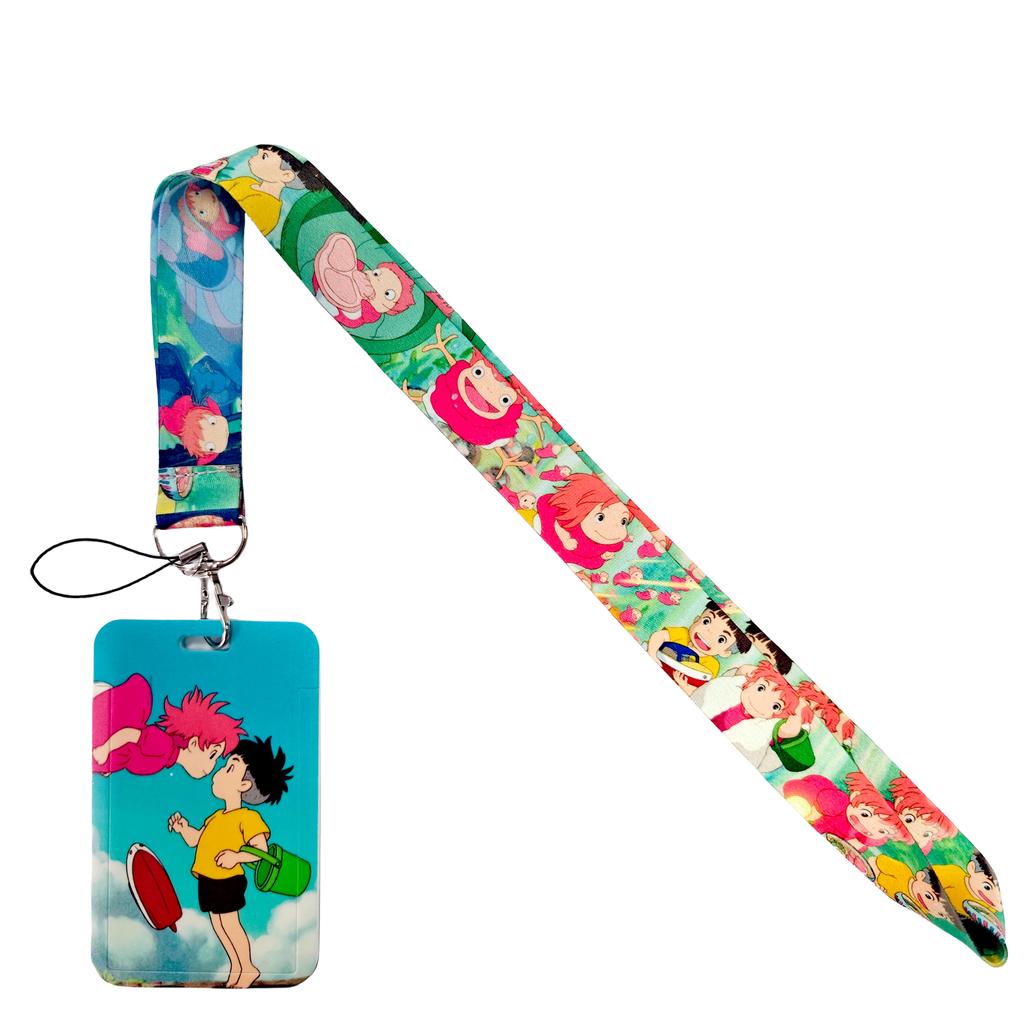 Anime Lanyard Japán Manga Nyakpánt Kulcshoz Személyi Iratokhoz Telefonpántok Kitűzőtartó Akasztókötél Kulcstartók Kiegészítők Ajándékok