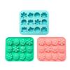 3 Pack Flower Mold Silicone Daisy Flower Chocolate Molds Floral Sunflower Tulip Daisy Candy Baking Molds Cake Pop Mold