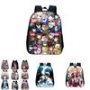 Sac à dos imprimé anime Danganronpa Imperméable Grande capacité Léger Portable Parfait pour l'école et les voyages