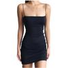 Fashion Women Casual Sleeveless Camis Vest Solid Ladies Slim Mini Dress