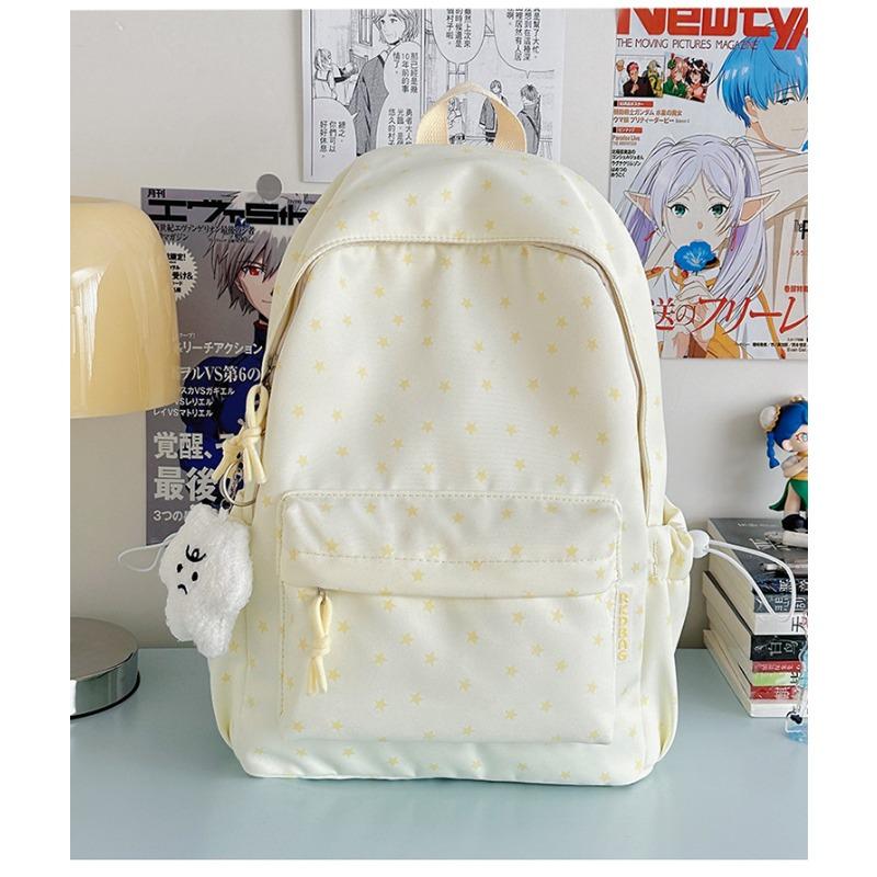The new schoolbag is high-value, fresh and sweet, and the star backpack is lightweight and large-capacity backpack for junior high school students.