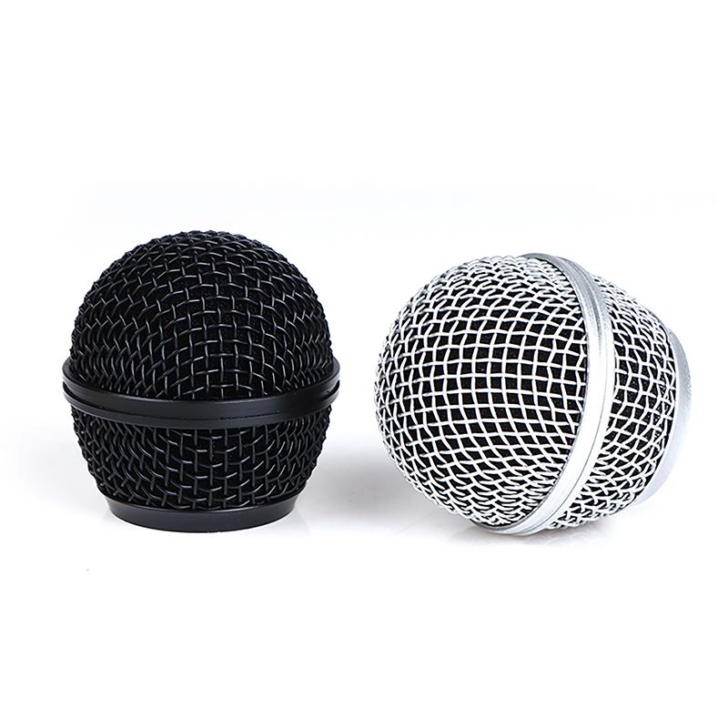 1ks Pro Shure Sm58 Bezdrátový Mikrofon Náhradní Kovová Mřížka Mikrofonu Výměna Profesionální Párty Mikrofon Hlava Díl