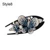 Women Accessories Crystal Dovetail Styling Tools Barrette Hair Clips Rhinestone Hairpin