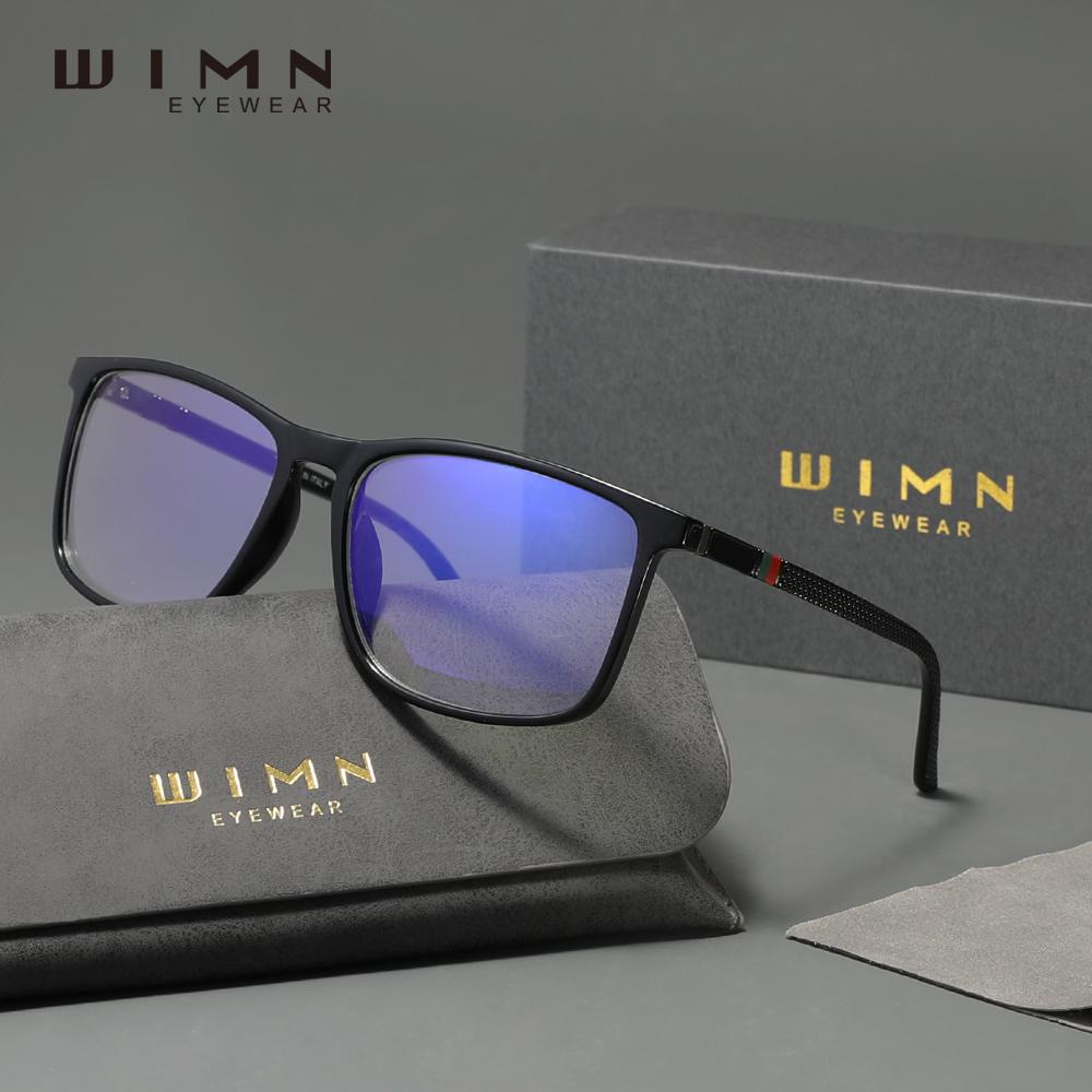 WIMN Blaulichtfilterbrille Ultraleicht Herren/Damen Handy Computer Brille Rechteck Anti-Blau