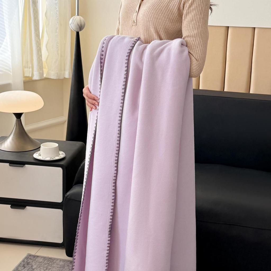 Double-Sided Imitation Cashmere Multi-Functional Thickened Blanket: Office Nap & Sofa Shawl