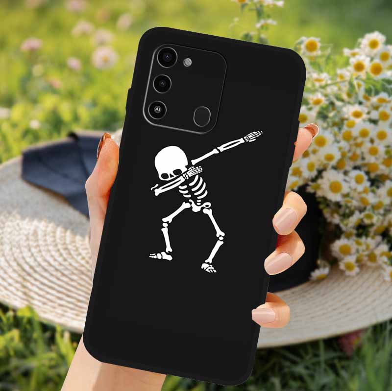 For Tecno Spark GO 2022 Case 2024 Cat Cartoon Soft TPU Silicone Phone Case For Tecno Spark 8C Cover Protective Spark8C KG5k KG5j