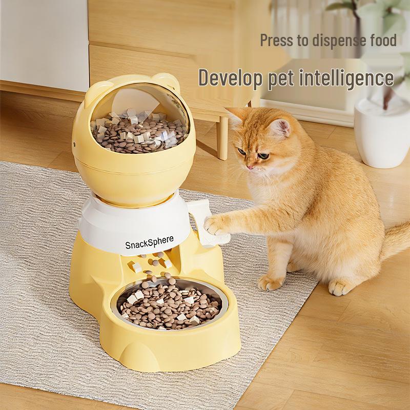 Cat & Dog Automatic Puzzle Feeder with Large Capacity Bowls