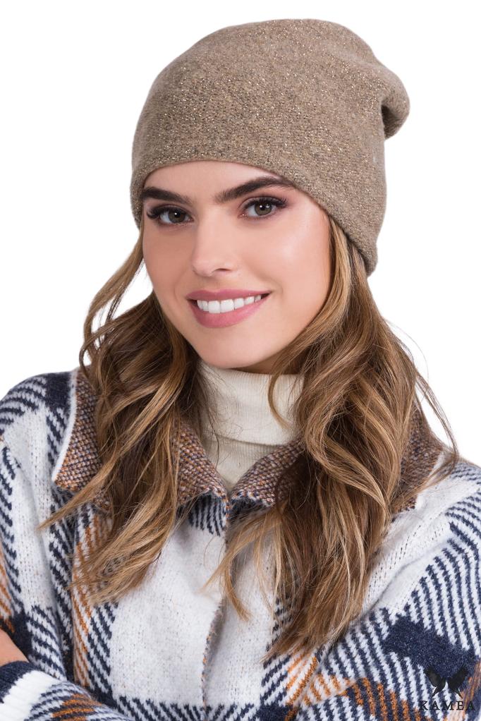 Libra Women' Cap with Flash, Dark Beige Color